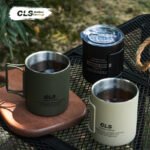 304 Stainless Steel Double Wall 320ml Outdoor Water Cup with Folding Handle - 图片 4