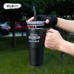 600ML Double Wall Insulated Coffee Cup for Outdoor & Car Use - 图片 2