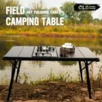 CLS aluminum egg roll camping table