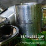 304 Stainless Steel Double Wall Camping Cup with Foldable Handle - 图片 3