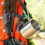 304 Stainless Steel Double Wall Camping Cup with Foldable Handle - 图片 4