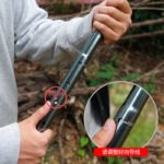 2.4M Telescoping Tarp Pole for Large Outdoor Camping Canopy - 图片 2