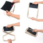 7075 Aluminum Alloy Portable Folding Camping Chair Stool - 图片 4