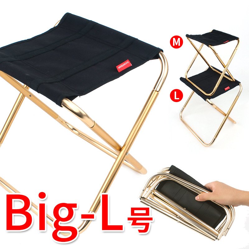 8801827998_1545843493.jpg Large 7075 Aluminum Folding Stool - 图片 1