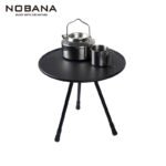 Outdoor Portable Round Small Table, Mini Coffee Table for Self‑Driving & Picnic - 图片 2