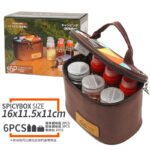CLS Mini Camping Spice Bottle 6‑Piece Set
