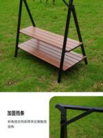 Aluminum Double‑Tier Camping Storage Shelf - 图片 4