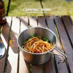 600ml Large Stainless Steel Sierra Bowl Camping Tableware - 图片 2