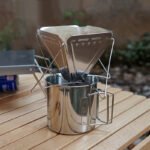 Outdoor Camping Portable Stainless Steel Pour‑Over Coffee Dripper Filter Holder - 图片 4