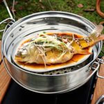 4.3L 304 Stainless Steel Camping Steamer Pot