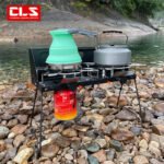 CLS Foldable Dual‑Burner Camping Gas Stove - 图片 2