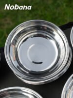 22Pcs 304 Stainless Steel Camping Cookware Set - 图片 3