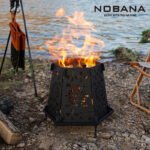 NOBANA Portable Foldable Camping Fire Pit Stove