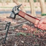 Outdoor Camping Stainless Steel Woodpecker Hammer with Brass Head