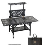 IGT Extension Table, Folding Multi‑Function Camping Picnic BBQ Table