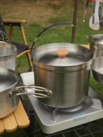 14-Piece 304 Stainless Steel Camping Cookware Set - 图片 4