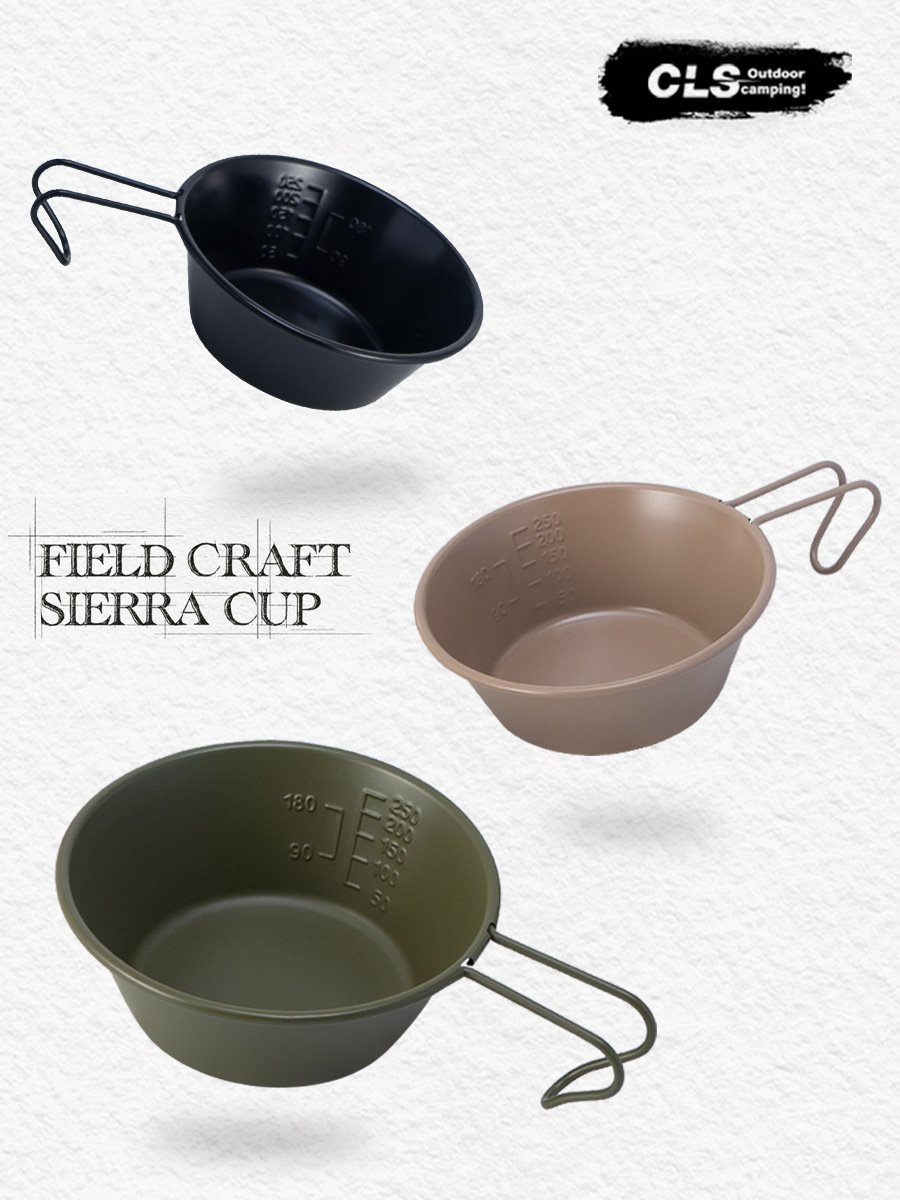 O1CN01e2fcXm2LuvjebX9Nt_1695479753-0-cib.jpg Portable 304 Stainless Steel Sierra Cup Outdoor Travel Single Bowl - 图片 1