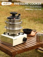 1.6L Portable Outdoor Pressure Cooker - 图片 2