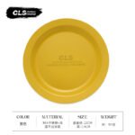 304 Stainless Steel Plate, Retro‑Style Sensory Camping Dinner Dish - 图片 5