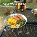 Stainless Steel Dinnerware 12‑Piece Set - 图片 2