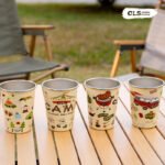 Portable Outdoor Coffee Tea Beer Mug 4 Pack