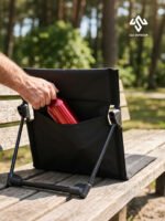 CLS Folding Adjustable Backrest Camping Chair Mat - 图片 3