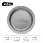 304 Stainless Steel Plate, Retro‑Style Sensory Camping Dinner Dish - 图片 6