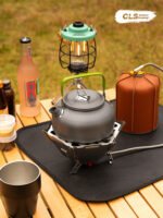 Detachable Foldable Card‑Style Camping Stove Wind Shield - 图片 2