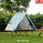 Single person off-ground camping tent