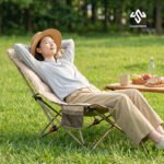 4-position adjustable camping lounge chair - 图片 3